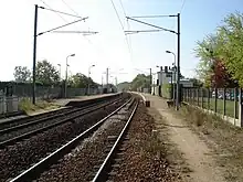 Vue générale de la gare.