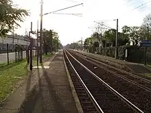 Vue générale de la gare.