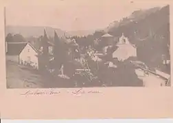 Carte postale de 1902 de la gare.