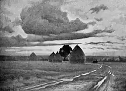 Le soir après la pluie, 1908