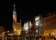 Hôtel de ville de Gdańsk (Pologne).