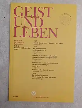 Image illustrative de l’article Geist und Leben