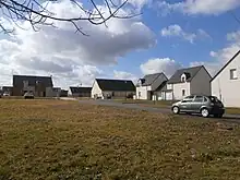 Vue d'une zone pavillonnaire moderne.