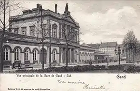 Gare de Gand-Sud (1837).