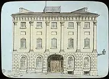 Dessin de l'édifice de la Commission géologique du Canada, 1852-1874