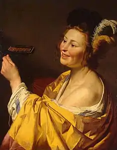 La Joueuse de luth, 1624, Saint-Pétersbourg, musée de l'Ermitage.