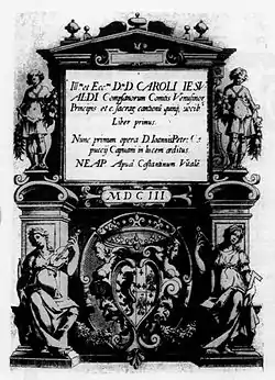 Image illustrative de l’article Deuxième livre de Sacræ Cantiones (Gesualdo)