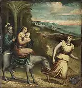 La fuite en Égypte, palais des Beaux-Arts, Lille.