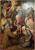 Allegoria dell'Immacolata Concezione e Santi.