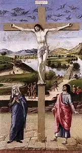 G. Bellini, « Crucifixion. de San Salvador» - 1455