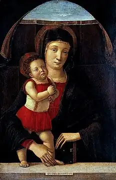 Vierge à l'Enfant, 1450-1460, Pinacothèque Malaspina, Pavie