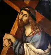 Christ portant la croix, 1520, huile sur peuplier.