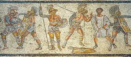 Munera : gladiateurs.