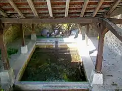 Intérieur du lavoir.