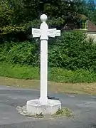 Poteau de chasse à courre.