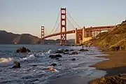 Le Pont du Golden Gate, San Francisco.
