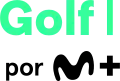 Ancien logo de Golf por Movistar Plus+ de 2022 à 2023
