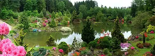 panorama du Jardin botanique de Gondremer