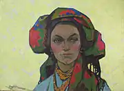 Maîtresse des montagnes, 1962, huile sur toile, 72 × 95 cm.