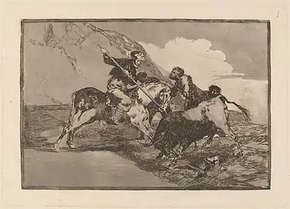 La Tauromachie, Francisco de Goya