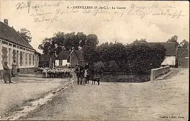 Une carte postale du village avant 1914.