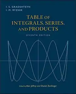 Image illustrative de l’article Gradshteyn et Ryzhik