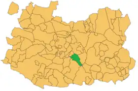 Localisation de Granátula de Calatrava