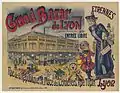 Affiche du Grand Bazar de Lyon en 1891.