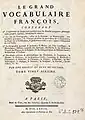 Le Grand Vocabulaire François, Tome 26, 1773