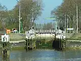 De Gravensluis op het kanaal Plassendale-Nieuwpoort