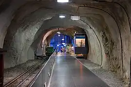 Le tunnel sous le Schloßberg.