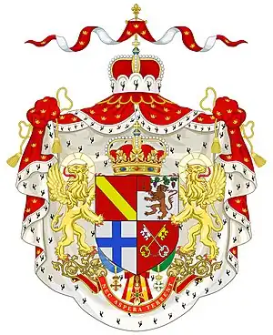 Grandes Armes du 5° Prince de Sant'Eusbio