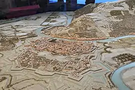 Photo représentant le plan-relief de Grenoble en 1848.