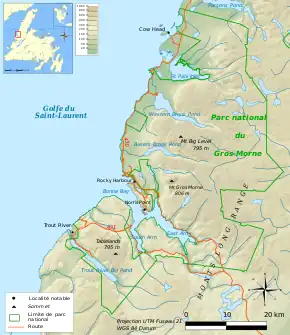 (Voir situation sur carte : parc national du Gros-Morne)