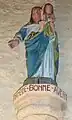 Guerlesquin : église Saint-Ténénan, statue de Notre-Dame-de-Bonne-Avent.