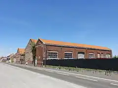 Les vestiges de la fosse Saint-René, détruits en 2021.