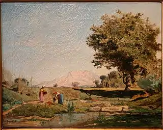Deux lavandières (1852)Marseille, musée Grobet-Labadié.