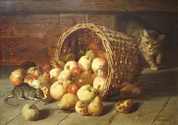 Le Panier renversé, 1874.