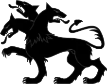 Cerbère (héraldique).