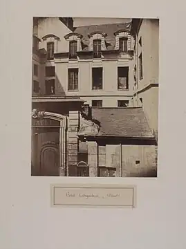 Hôtel Lesdiguières photo vers 1866