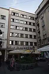 L'hôtel Majestic à Belgrade.