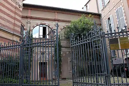 Détail des élévations de l'hôtel.