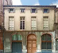 Façade dans la rue fin du XVIIIe siècle.