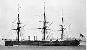 illustration de HMS Achilles (1863)