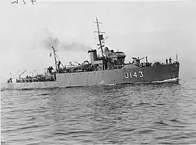 illustration de HMS Bootle (J143)