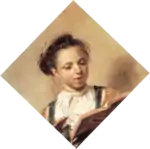 Jeune Fille chantant, v.1626-1630, huile sur panneau, 18,2 x 18,4 cm (coll. privée)