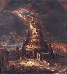 De toren van Babel (Hans Bol)