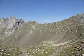 Vue depuis le versant espagnol.