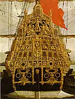 Poupe du Sovereign of the Seas.