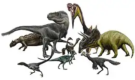 Image illustrative de l’article Dinosaures au Paléocène